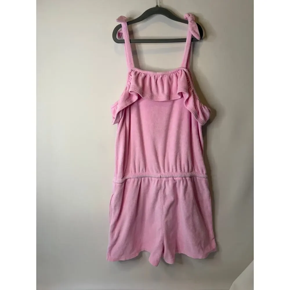 Ralph Lauren Girl's Towel Terry Swimwear Coverup Pink Size XL 16